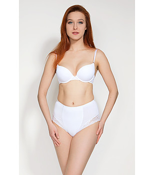 Бели бикини с висока талия ELA с оформящ ефект снимка