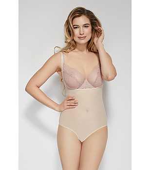 Стягащо боди в телесен цвят SOFTLY снимка