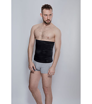 Черен мъжки стягащ колан PAS снимка