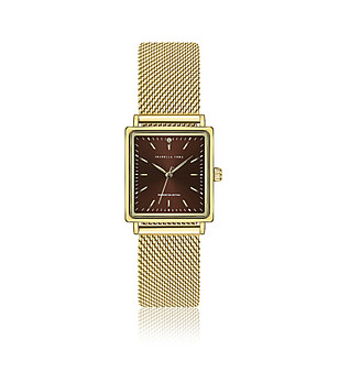 Златист часовник с метална верижка ISADORA GOLD MESH снимка