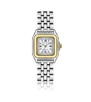 Сребрист дамски часовник с верижка Vivienne Silver Link снимка