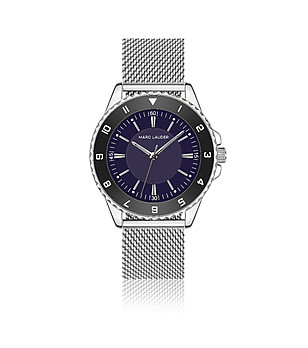 Сребрист часовник с верижка Bruges снимка