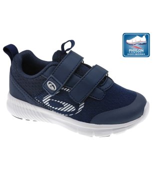 Детски тъмносини маратонки с велкро снимка