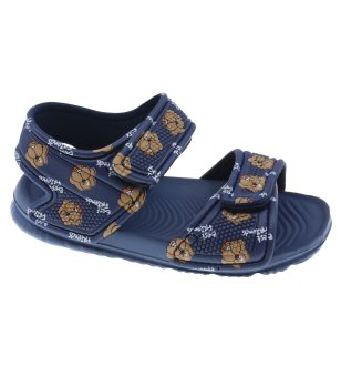 Детски тъмносини сандали с мечета снимка