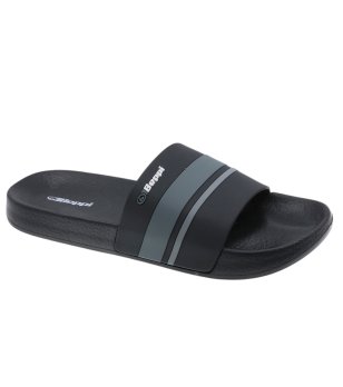 Черни мъжки чехли с ленти снимка