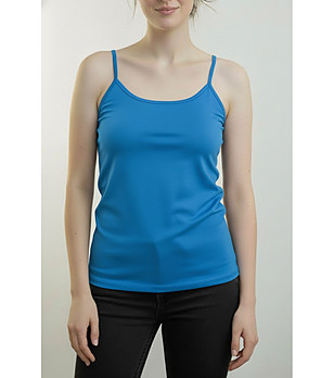 Син топ с тънки презрамки Macadi снимка