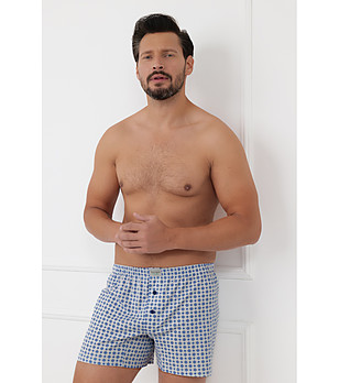 Мъжки памучни боксерки HOMER с принт снимка