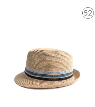 Детска шапка светъл бежов и син цвят Corella снимка