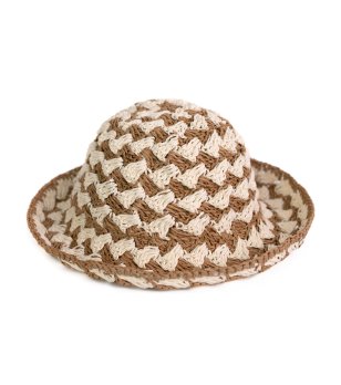 Светлобежова лятна шапка тип бъкет SAFIRA снимка
