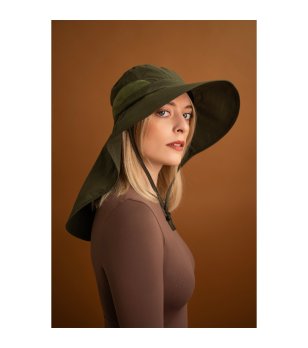 Шапка Javier в каки цвят снимка