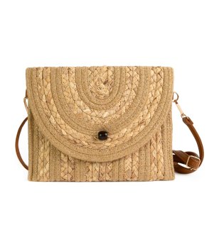 Бежова чанта Devi с магнитно закопчаване снимка