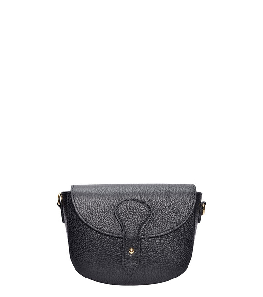 Черна чанта през рамо снимка