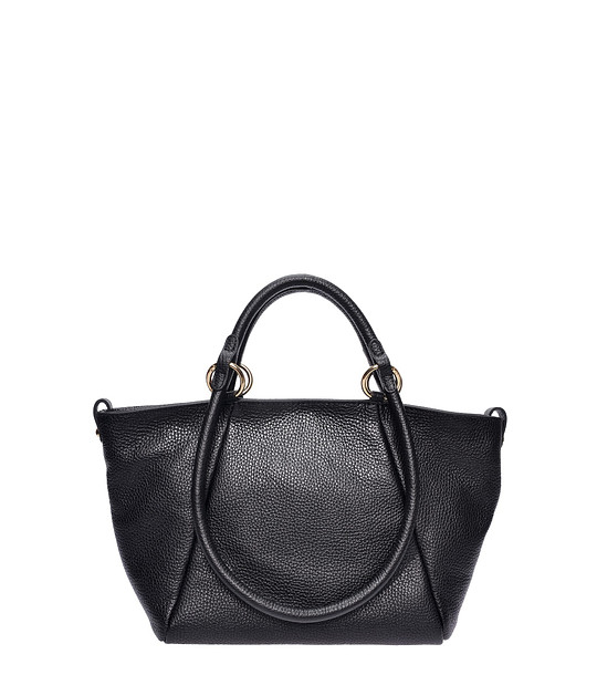 Черна чанта тип тоут снимка