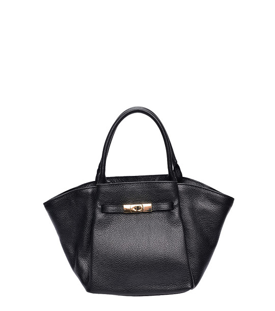 Черна чанта тип тоут снимка