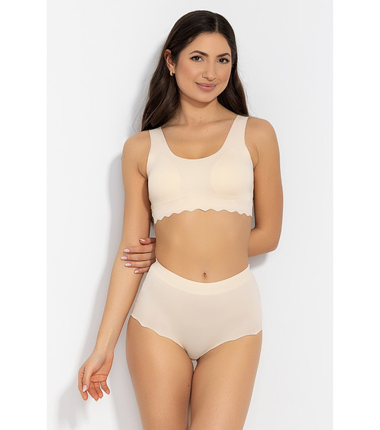 Бежови бикини с висока талия FEEL GOOD MAXI снимка