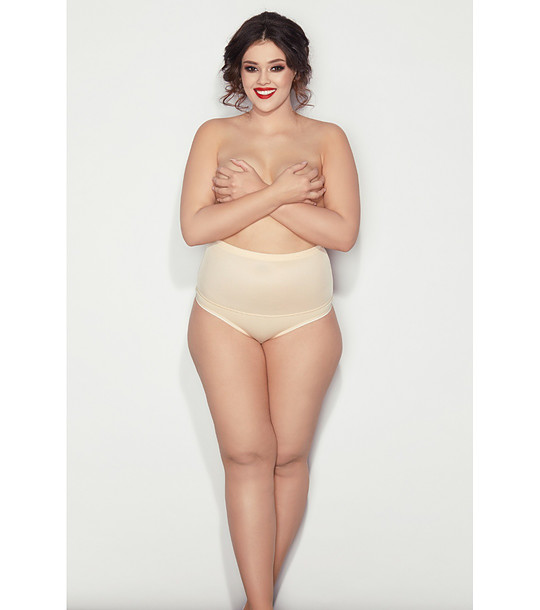 Бежови оформящи прашки с висока талия IGA снимка