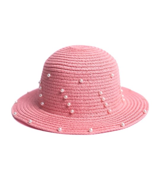 Розова детска шапка Pinelo с широка периферия снимка