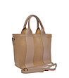Бежова чанта тип tote FANGO-2 снимка