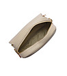 Бежова кросбоди чанта BEIGE с метална закопчалка-4 снимка