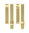 Златист часовник с мрежеста верижка Élodine Gold Mesh-3 снимка