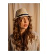 Светлобежова лятна шапка тип трилби Moledo-2 снимка