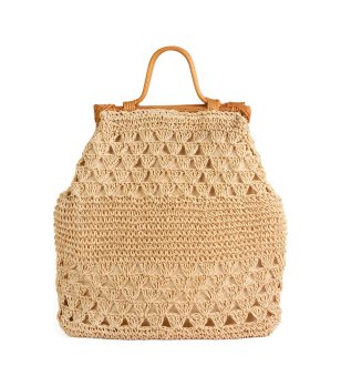 Светлобежова чанта Ellis снимка