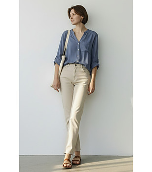 Синя туника с копчета снимка