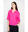 Фуксиева блуза с яка FUSHIA-4 снимка