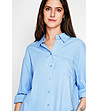 Светлосиня риза с дълъг ръкав AZUR-4 снимка