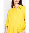 Жълта риза с дълъг ръкав CURRY-4 снимка