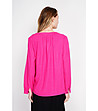 Дамска блуза в цвят фуксия с туниска яка FUSHIA-3 снимка
