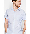 Мъжка светлосиня риза с къс ръкав MARINE-4 снимка