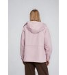 Пудрово розово яке с качулка-3 снимка
