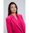 Дамско сако в цикламeн цвят-4 снимка