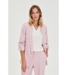 Дамско розово сако с 3/4 ръкав-1 снимка
