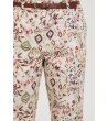 Дамски панталон с принт-1 снимка