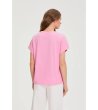 Розова дамска тениска -3 снимка