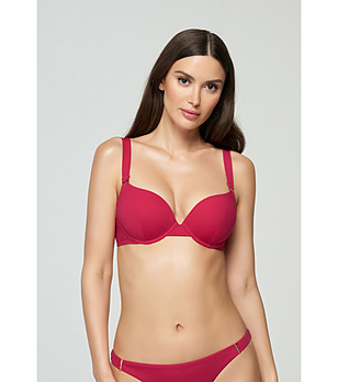 Розово горнище на бански SOLID LINE снимка