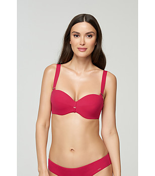 Розово горнище на бански SOLID LINE снимка