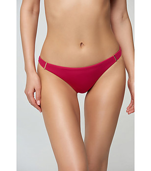 Розово долнище на бански с ниска талия SOLID LINE снимка