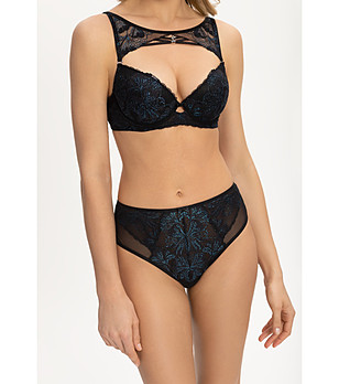 Бикини в черно и синьо от дантела MY CHÈRIE снимка