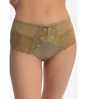 Маслиненозелени бразилиани с дантела LUMINOUS снимка