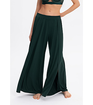 Тъмнозелен панталон с цепки QUIET FOREST снимка