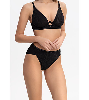 Черни бразилиани с висока талия DEEP NIGHT снимка