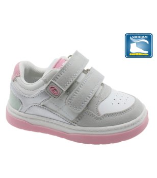 Сиви детски сникърси с велкро снимка