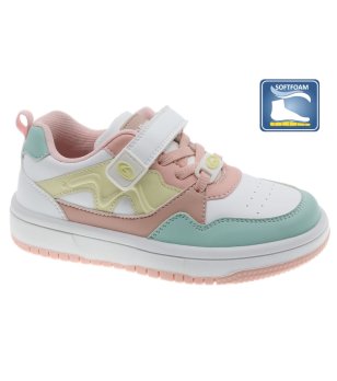 Детски многоцветни сникърси с велкро Softfoam снимка