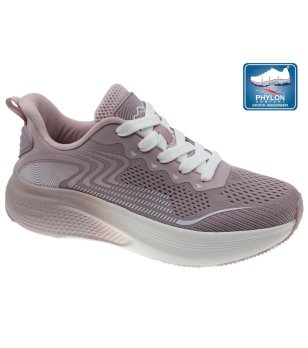 Розови дамски маратонки с мрежеста горна част снимка