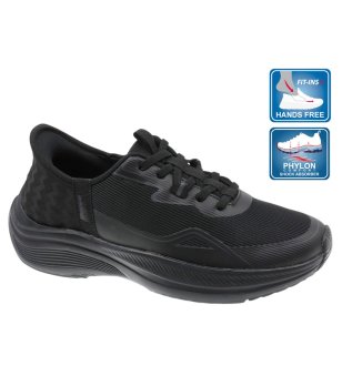 Черни дамски маратонки с мрежеста горна част снимка