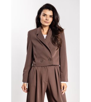 Кафяво късо сако Ziri снимка