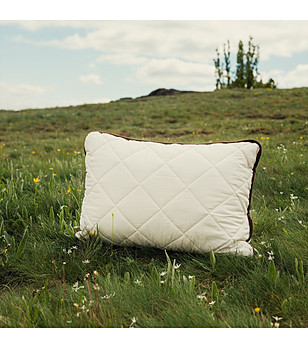 Възглавница НАТУРАЛ с лицев плат 100% суров памук снимка